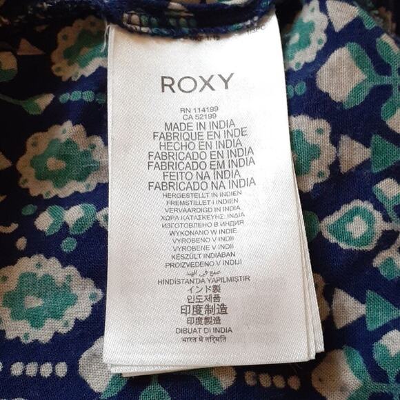 ROXY XS flow button down dress made in India - Picture 5 of 8